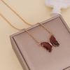Женское ожерелье, креативное универсальное женское ювелирное изделие, подвеска в виде бабочки, ожерелье на ключицу для вечеринки