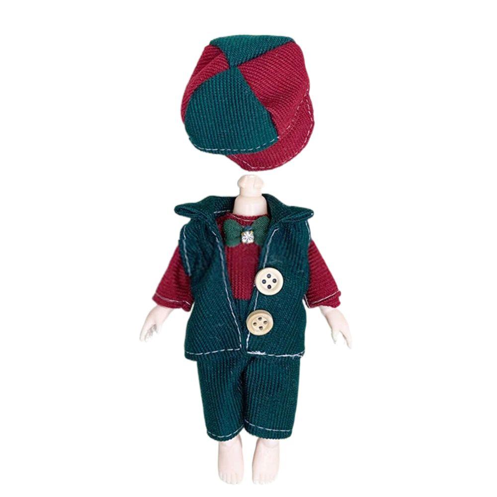 16-17 см Кукла Ob11 Модная Bjd Кукла Зимний Наряд Юбка Милый Набор Одежды Сменный Наряд Модная Одежда DIY Аксессуары для Кукол