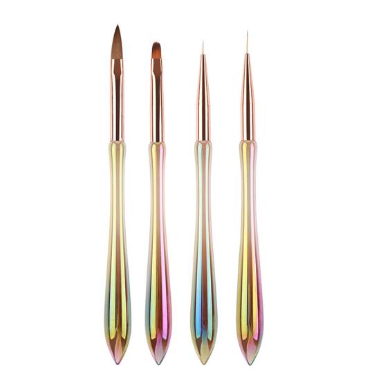 Универсальная ручка для дизайна ногтей создает потрясающий цветочный дизайн, гибкий дизайн, УФ-ручка для маникюра, женские аксессуары