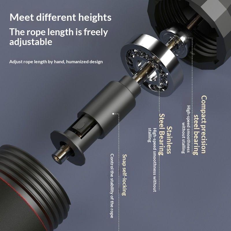 1 Set Anti-Tangling Steel Wire Jump Rope Adjustable For Skipping Fitness Workout Home Sport Training Equipment