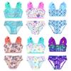Girls Bikini Sets Mermaid Swimwear Two Piece Swimsuit Swimwear for Kids 1-16 Years