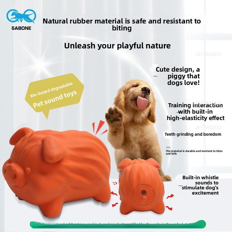 Decompression Pet Toy Dog Teeth Cleaning Pet Dog Electric Intelligent Toy Bio-based Sound Pig Training Outdoor Interaction