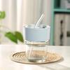 400ML Drinking Glasses with Lids Glass Straw Cup Set Can Shaped Glass Cups Beer Glasses Coffee Milk Juice Drinkware Tumbler Cup