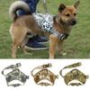 Камуфляжный тактический жилет для собак, охотничья военная шлейка, служебный жилет для собак, водонепроницаемая тренировочная шлейка для средних и больших собак, мопсов