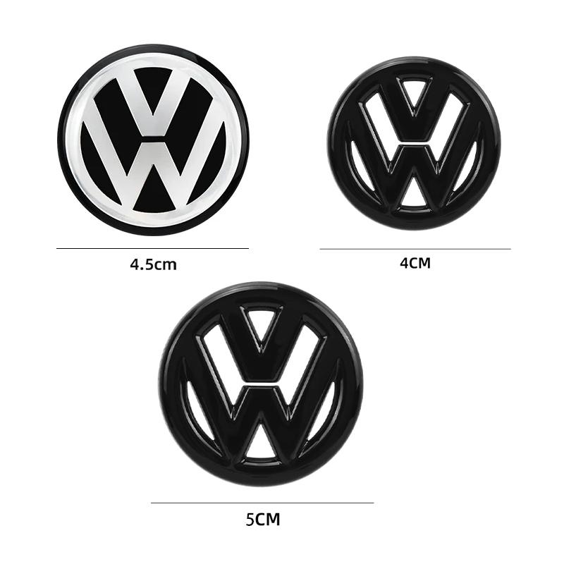 2026 Горячий Для VOLKSWAGEN VW 40 45 50 мм ABS Полый Автомобильный Руль Центральная эмблема Наклейка Для Volkswagen Polo VW GTI Golf Je