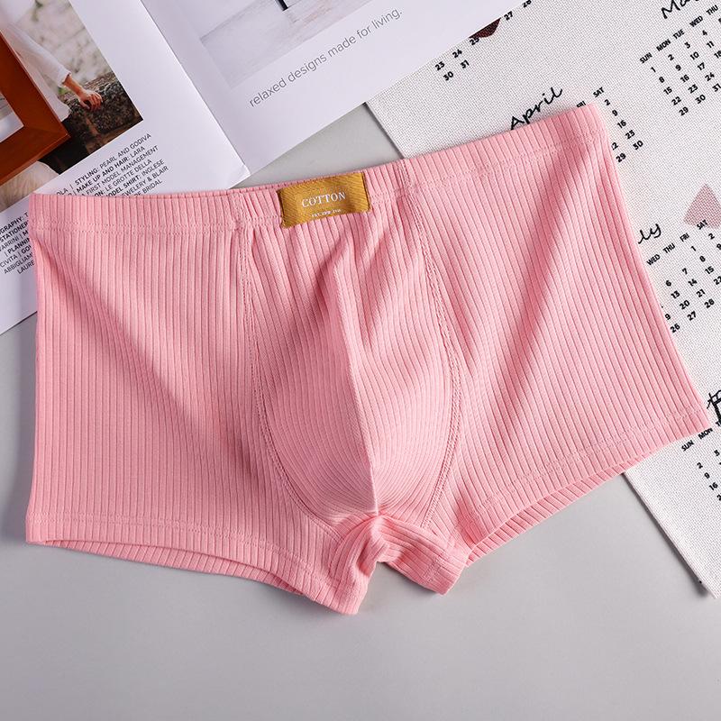 Мужское дышащее белье с четырьмя углами, мужское хлопковое удобное белье больших размеров с плоскими углами