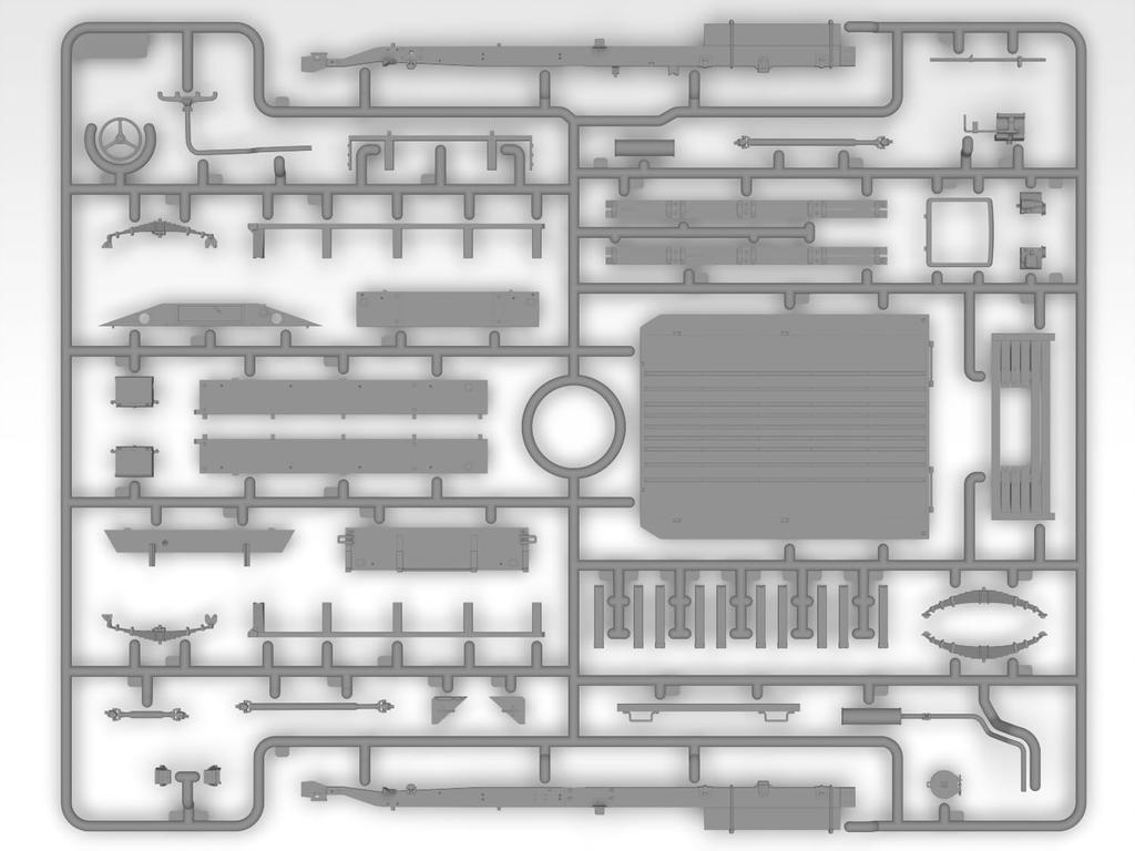 ICM Вторая мировая война Британский мобильный грузовик-часовня с фигурой Пластиковая модель 35585 1/35 (Боевая машина)