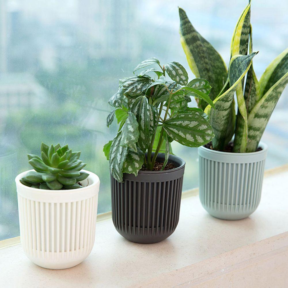 1 PC Colorful Planter Home Decor Hanging Flowerpot Double-layer Garden Pot Plants Holder