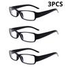 3Pcs Anti-Blue Light Finished Myopia Glasses For Women Men Unisex Readers Eyeglasses Diopter -1.0 -1.5 -2.0 -2.5 -3.0 -3.5 -4.0