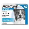 Frontline Spot On Dog - Flea and Tick Treatment for Dog M - 10-20kg - 6 Pipettes