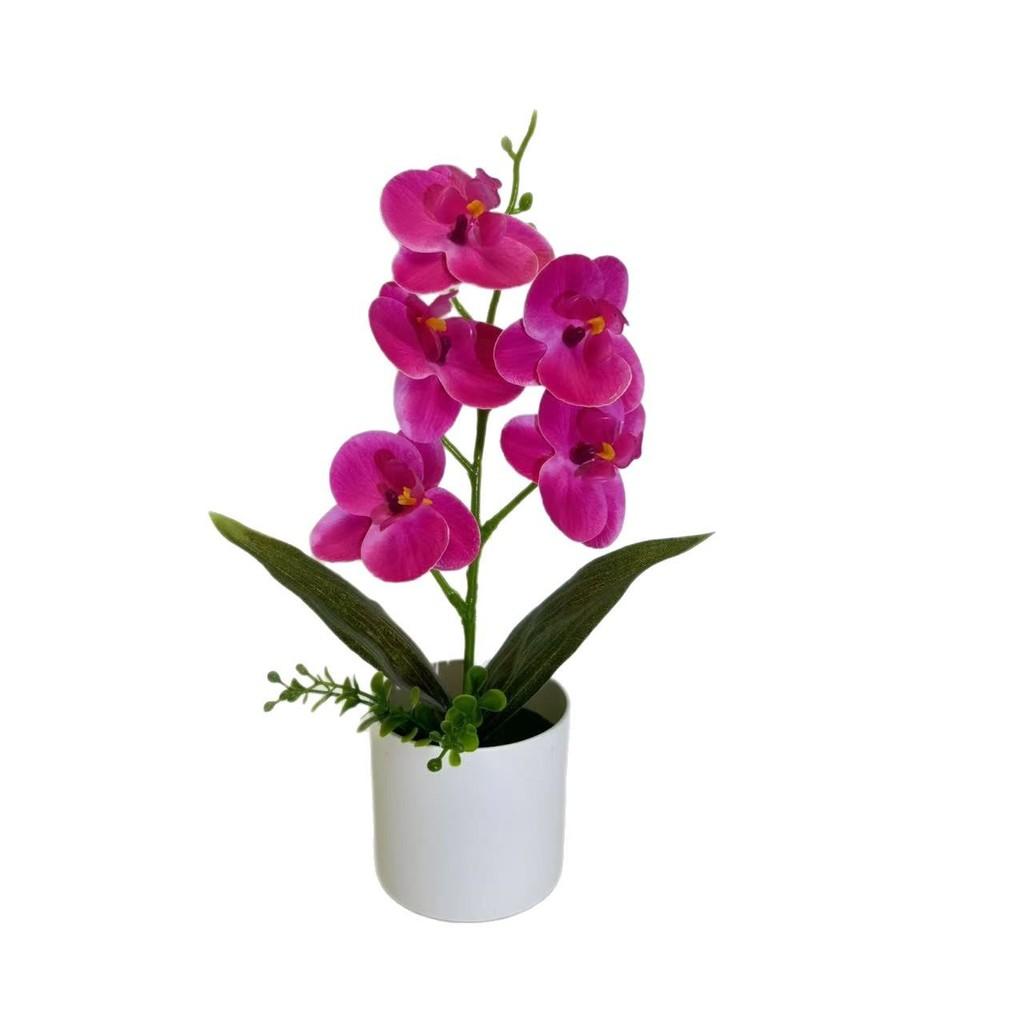 Artificial Orchid Butterfly Flower Bouquet For Home Decor And Event Arrangements