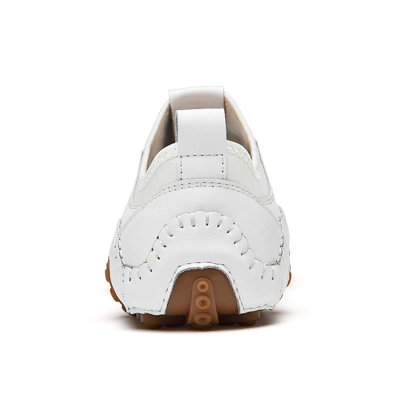 Genuine Leather Casual Men Loafers Comfortable Slip On Moccasins Flats Soft Daily Walking Driving Shoes