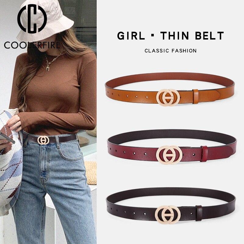 Женские роскошные дизайнерские брендовые ремни из натуральной кожи, высококачественные винтажные ремни с пряжкой для женских джинсов, повседневный ремешок для платья LB2207