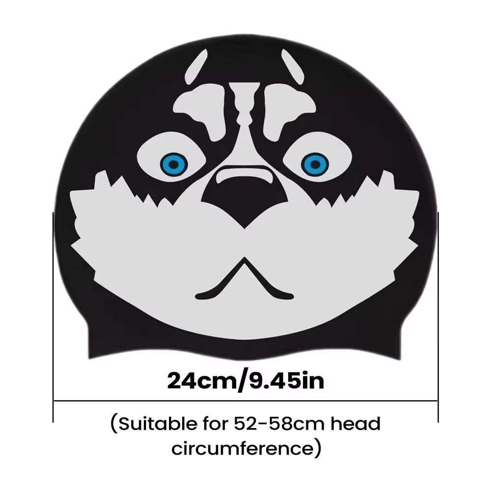 Elastic Swim Cap Alaskan Malamute Bathing Cap New Swimming Cap Swimming Training