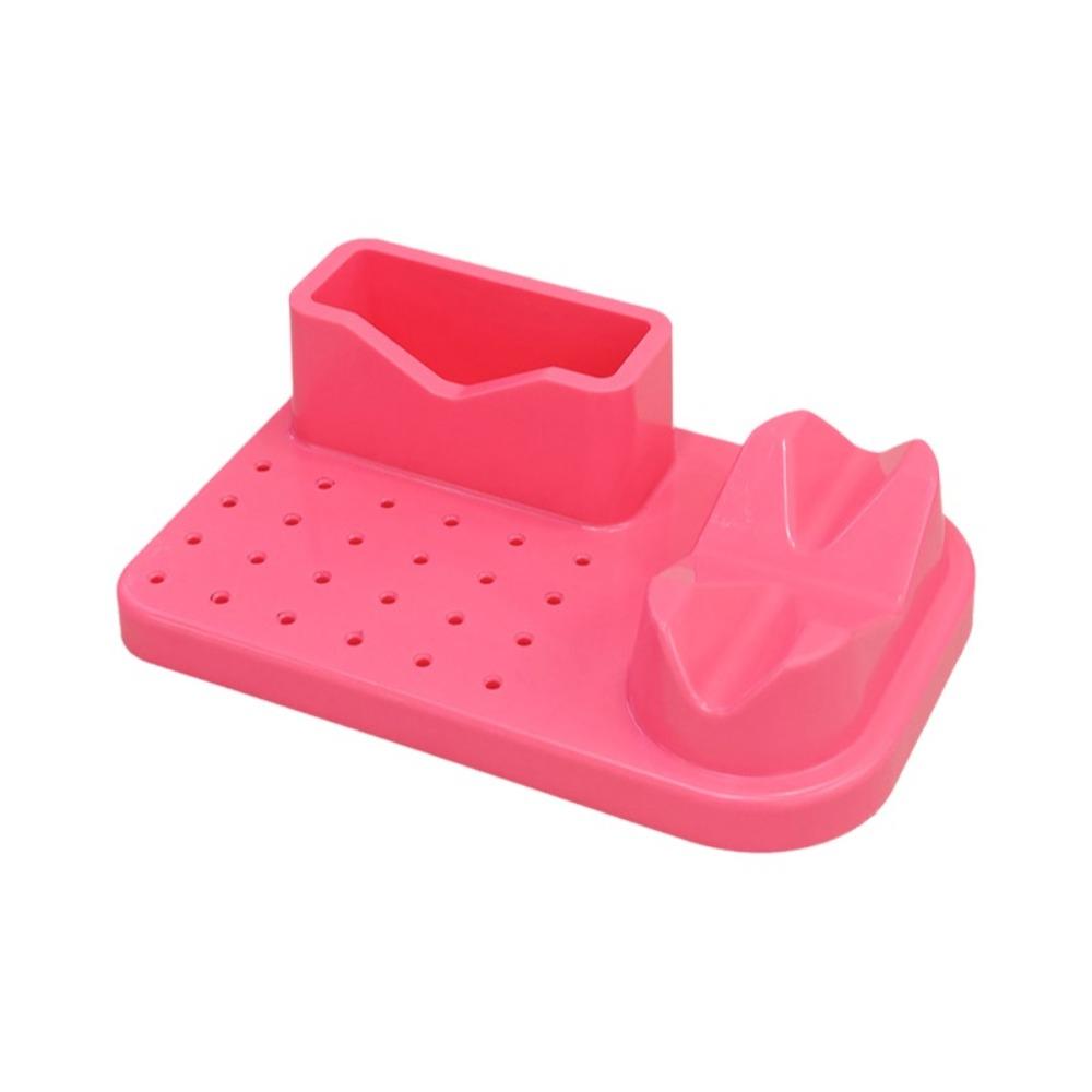 Grinder Rack Manicure Storage Box Plastic Portable Nail Art Tools Holder Tool Organization