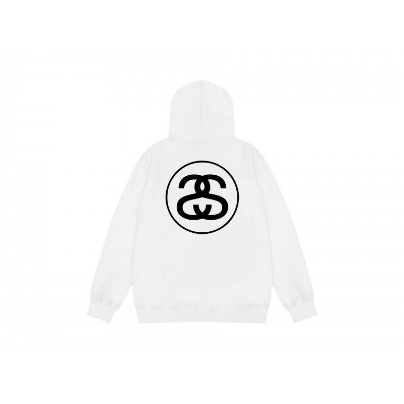 Mens Unisex Hooded Sweatshirt Letter Print Loose Fit Casual Top