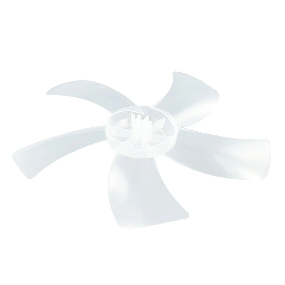 1Pcs 5 Blades Plastic Fan Blade With Nut Cover Table Fanner Accessories For Standing Pedestal