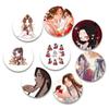 32/44/58mm Heaven Official's Blessing HD Print Brooch Anime Badge Cartoon Figure Hua Cheng/Xie Lian Round Brooches Lapel Pins Jewelry