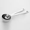 1/2Pcs Coffee Measuring Spoon Stainless Steel Tablespoon Scoop 15/30ML Long Handle Coffee Spoons for Ground Coffee Loose Tea Multifunctional