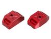 Kitaco 519-1452920 Chain Adjuster Cap, Grom (JC92), Dax 125 (JB04), Aluminum Anodized Finish, Red