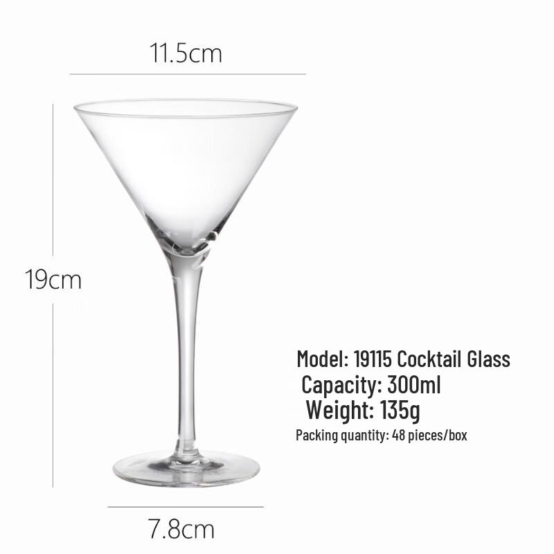 Crystal Stemmed Cocktail and Champagne Glasses