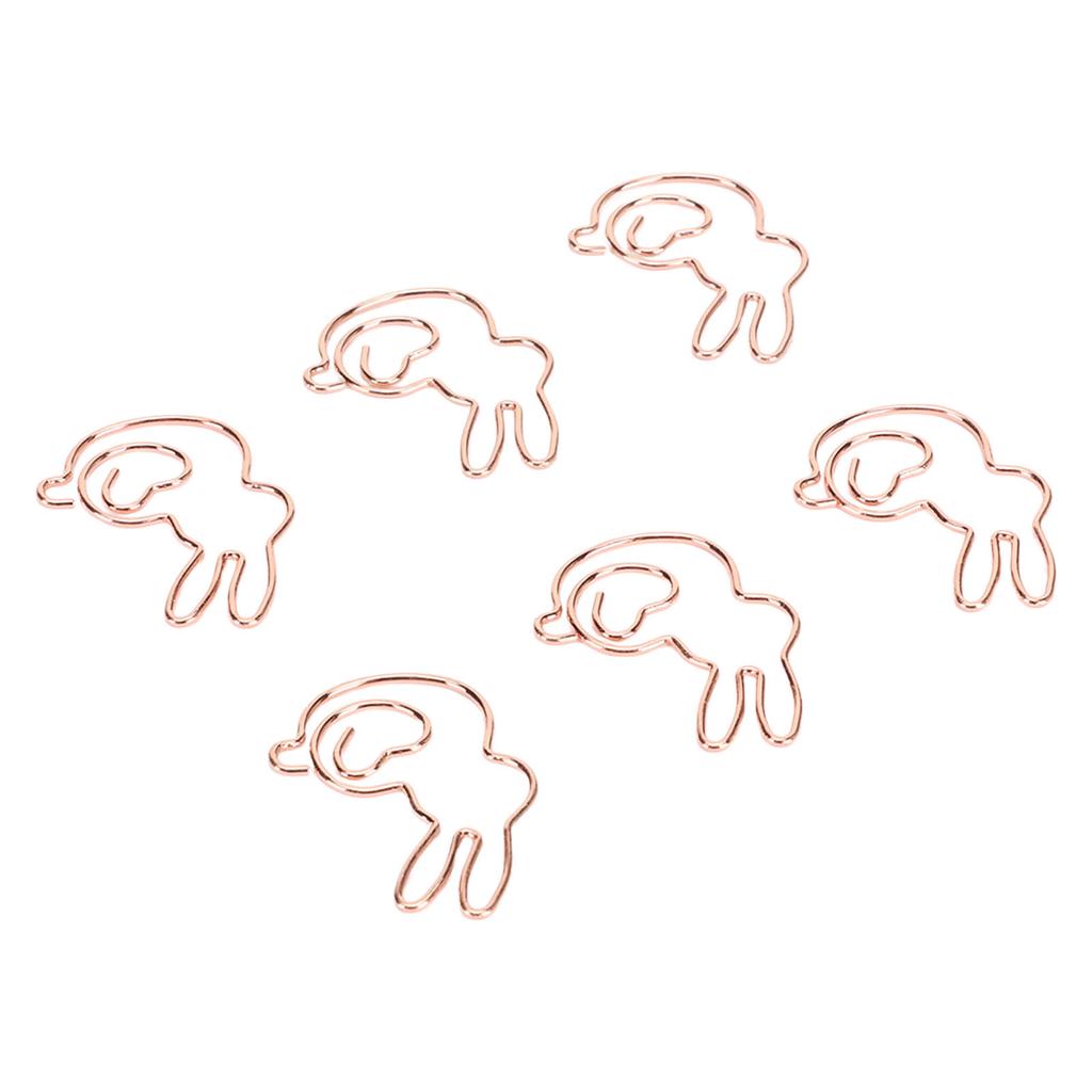 100 шт. скрепок для бумаги с сильной зажимной силой, устойчивые к скольжению, портативные гальванические для офиса, семьи, Sc