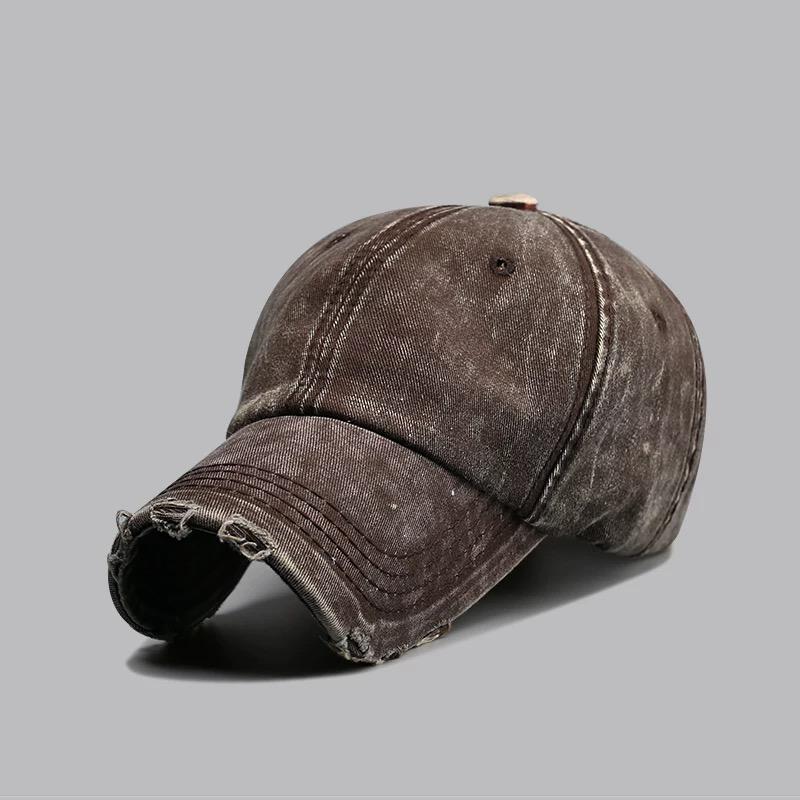 Японские новые стираные джинсовые бейсболки Мужские Женские Snapback Весна Осень Спортивные Однотонные Кепки Хип-хоп Кепка Кепка от солнца