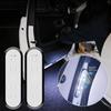 1-4Pcs Car Door Lights LED Welcome Light Magnetic Control USB Charging Auto Open Door Anti-collision Emergency Signal Flash Lamp
