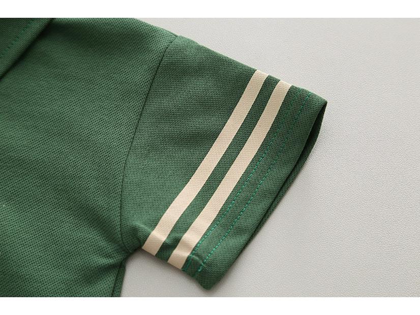 Летний костюм для мальчиков 2024: Стильный комплект из двух предметов для малышей (1-3 года) - Наряд с короткими рукавами