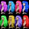 Wave Wigs Fashion Inner Mesh Long Universal Ombre Highlight Natural Hair Middle Part for Salon