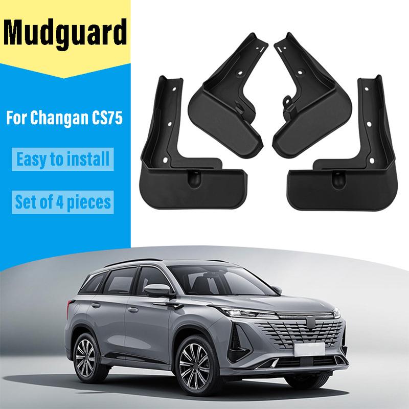 For Changan CS75 Plus 2024 2025 Auto Mudflaps Fender Guards Protector Car Accessories Front And Rear Mudguards