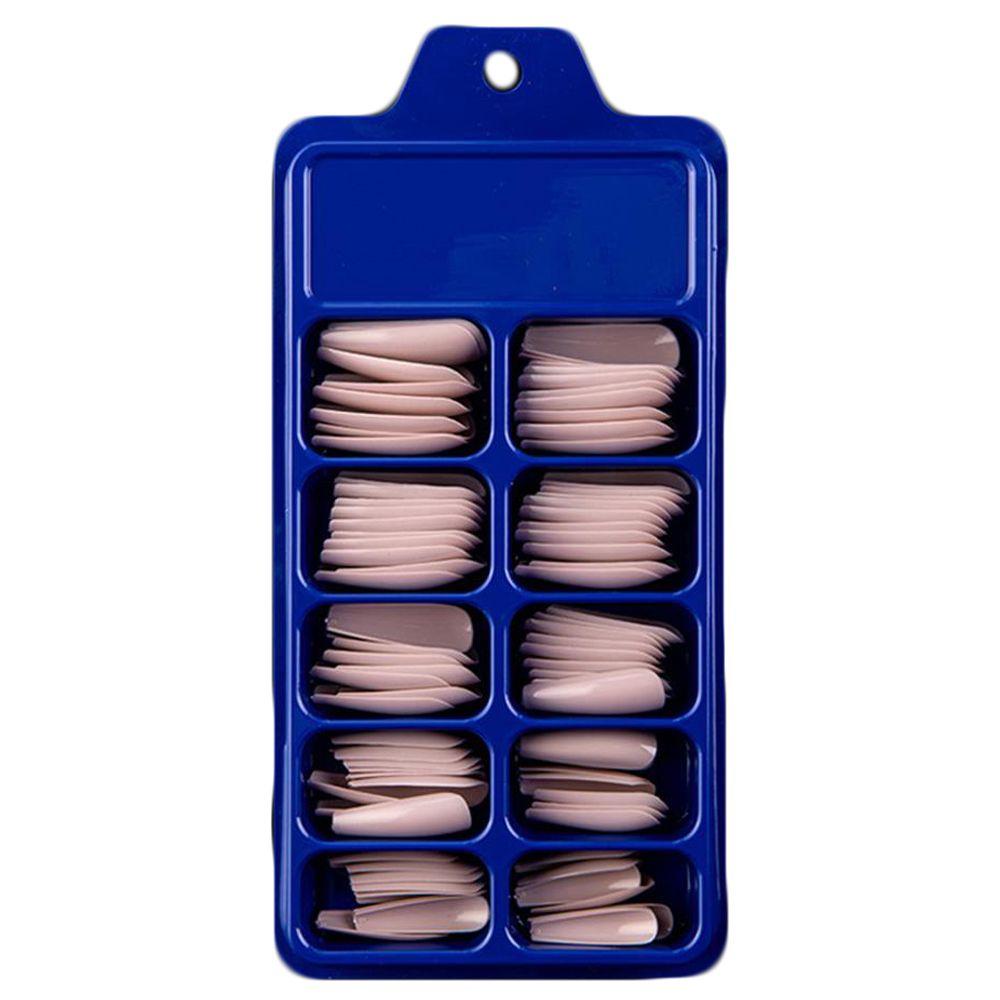 100Pcs/Set Ballerina Acrylic UV Gel False Nail Tips Manicure Coffin Fake Nails Full Cover