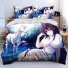 Sexy Girl High School DxD Anime Comforter Bedding Set,Duvet Cover Bed Set Quilt Cover Pillowcase,king Queen Size Bedding Set Boy
