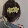 High-End Matte Flower Duckbill Hair Clip for Elegant Updos