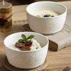 Простая Премиальная Керамическая Пиала для Риса Однотонная Пиала для Завтрака Пиала для Салата Бытовая Пиала для Риса Посуда Маленькая Пиала Пиала для Йогурта