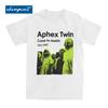 Aphex Twin Come To Daddy Футболки Мужские Женские Хлопок Веселые Футболки С Круглым Вырезом Топы С Коротким Рукавом Уникальные
