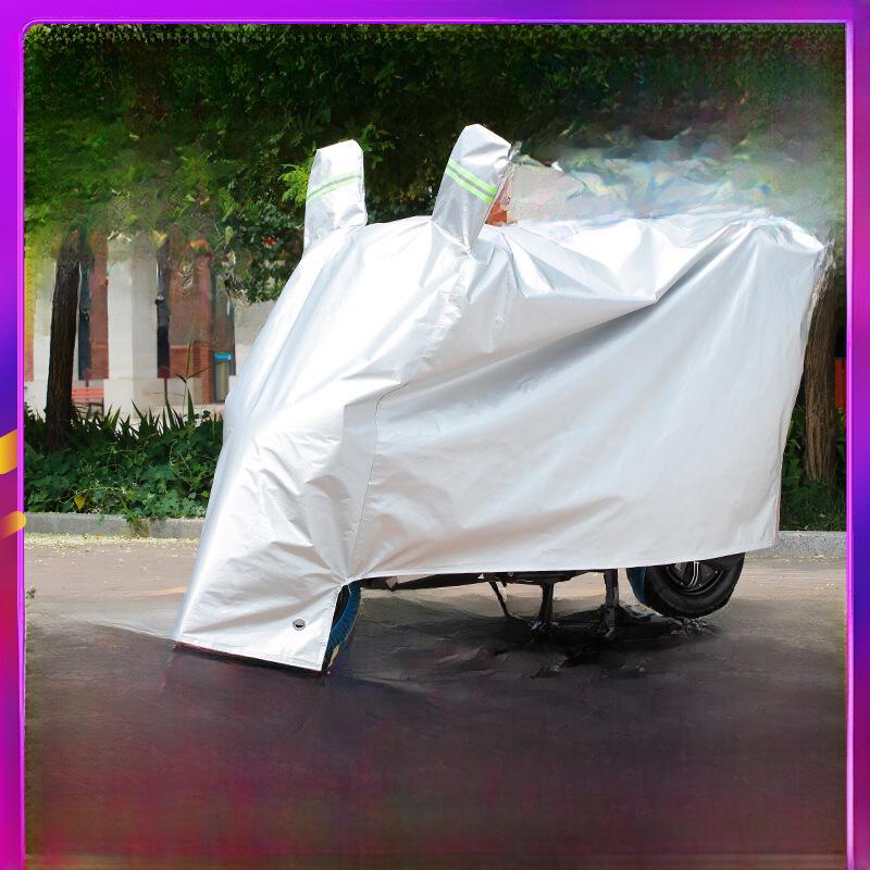 All-Weather Car and Motorcycle Cover - Thickened for Rain, Sun, and Dust Protection