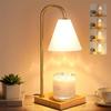 Candle Warmer Lamps with Bulb Dimmable Table Light Atmosphere Desk Bedside Lamp for Bedroom Home Decor Lighting Women Girl Gifts