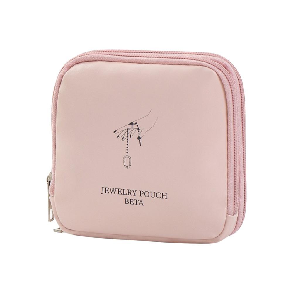 Single/Double Layers Zipper Jewelry Bag Mini Jewelry Pouch Jewelry Storage Bag Necklaces