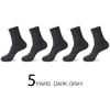 HSS 5 Pairs High Quality Casual Men's Business Socks For Men Cotton Autumn Winter Black White Socks