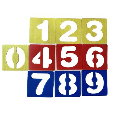 10 штук трафаретов для рисования алфавита и цифр, детские инструменты для рисования, многоразовые учебные материалы, скрапбукинг, школа