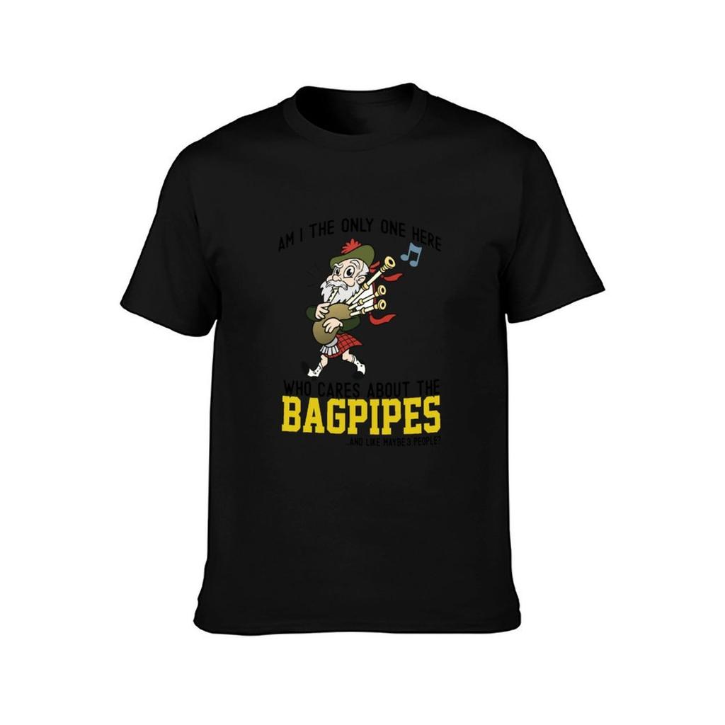 t graphic custom T-Shirt  Bagpipe for print Friends funny t shirts man shirt