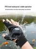 LED Flashlight Fishing Gloves for Night Fishing & Emergency Repairs