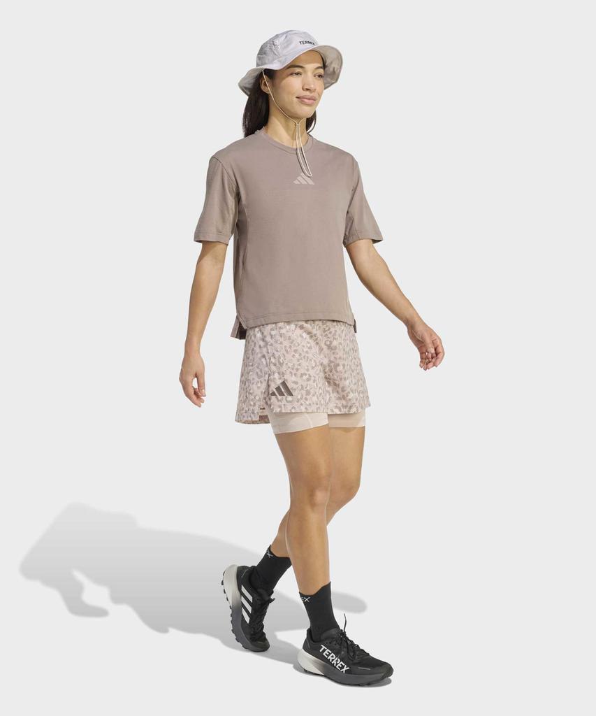 adidas Футболка Terrex Xfloric Climacool+ - Коричневый / Jy4100