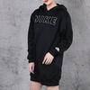 Nike Knit Hooded Long-Sleeve Dress Women Dress Black CJ3113-010