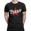 Винтажная футболка The Red Star Clash для мужчин, с круглым вырезом, 100% хлопок, футболка с коротким рукавом, идея для подарка, топы
