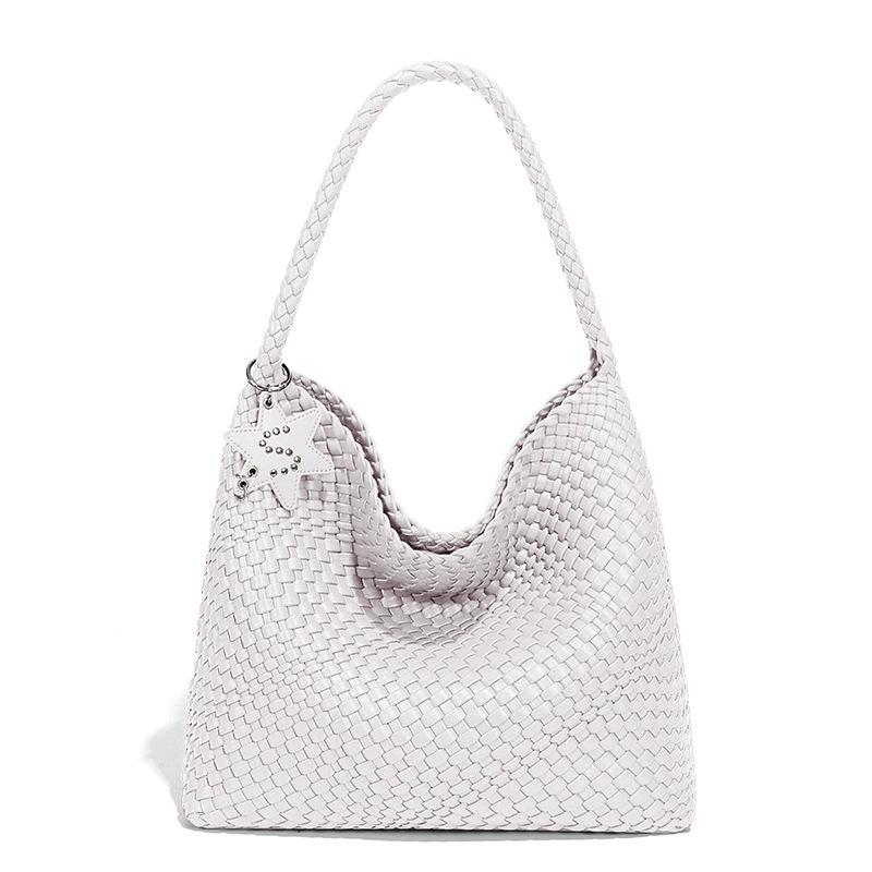 Европейские и американские женские сумки ручной работы с большой вместимостью для поездок на работу, сумки через плечо и подмышку, а также непринужденная повседневная сумка-тоут