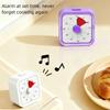 Ultra Silent Visual Timer Round/Square Kitchen Timer Countdown Alarm Clock  Kids Children Reminder