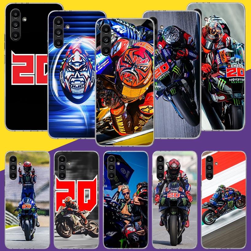 Fabio Quartararo Moto NO.20 Phone Case For Samsung Galaxy A17 A16 A14 A15 A13 A57 A56 A54 A55 A53 A37 A36 A34 A35 A33 A26 A24 A2