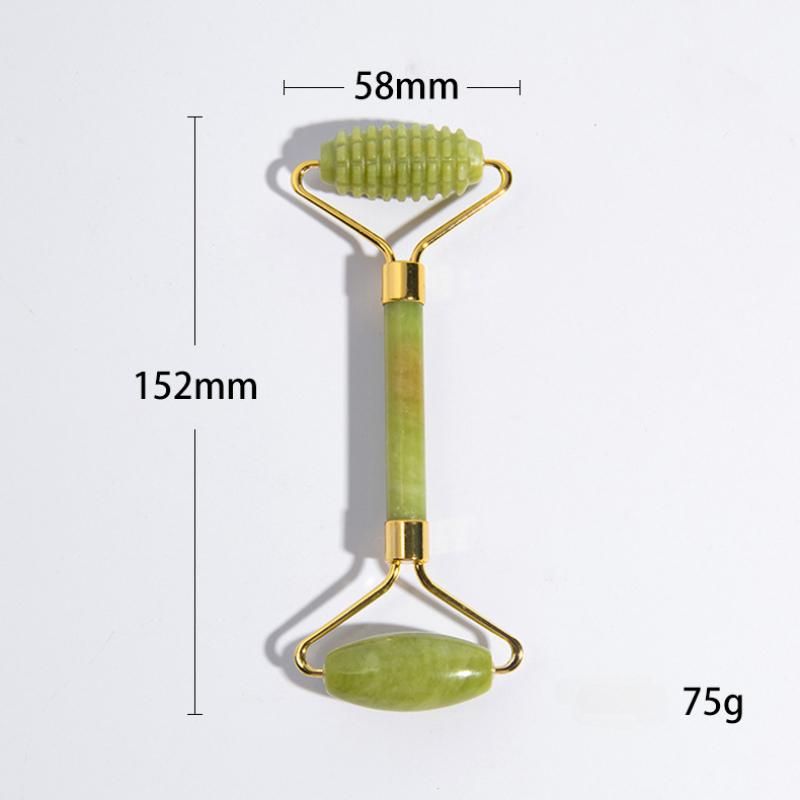 Хрустальный камень нефритовый роликовый массажный ролик для подтяжки лица, массажер для похудения лица